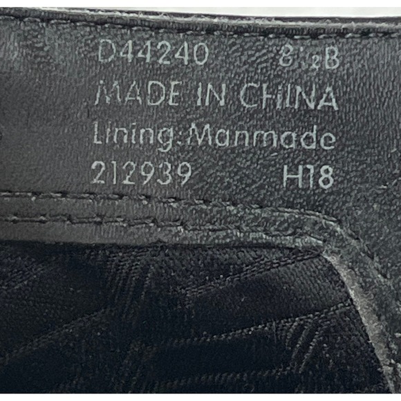 Cole Haan Black Leather Ankle Abbot Booties Block Heel Women's Size 8.5 EUC - Picture 9 of 9